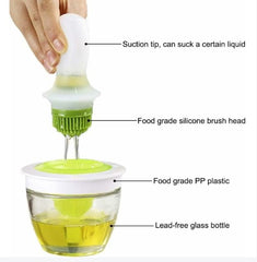 🔥 Oil Dispenser Bottle with Silicone Brush| 😍Buy 1 Get 1 Free 🔥