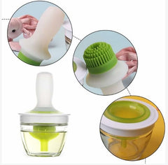 🔥 Oil Dispenser Bottle with Silicone Brush| 😍Buy 1 Get 1 Free 🔥