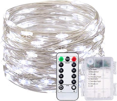 Illumination Light, Battery Operated, 200 LED, Waterproof, Remote Control, 8 Patterns, Japanese Manual Included, Timer Function