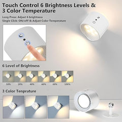 💡LED Wall Lamp Indoor | 🔥Magnetic Ball 360° Rotatable🔥