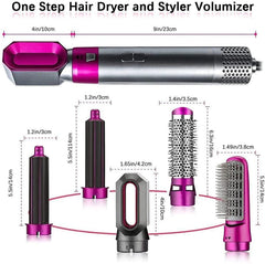 🥰Glam Hair 5 In 1 Multi head Hair Styler Brush 💇♀️