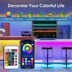 RGB LED Strip Light TV Backlight with App & Remote | 5V USB Powered Music Sync Light for 16-40" TV,PC,Laptop & Monitor | Multicolor Bias Lighting Kit for Gaming, Movies & Home Decor- 2 Meter