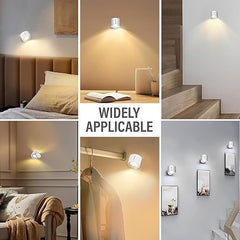 💡LED Wall Lamp Indoor | 🔥Magnetic Ball 360° Rotatable🔥