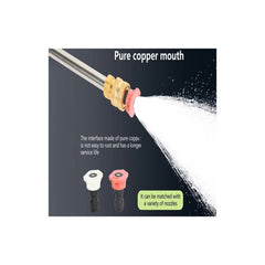 🚗 High-Pressure Car Washing Gun – Powerful Jet Spray for Car, Bike & Home Cleaning | THE RED ONE