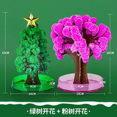 Christmas Magic Tree Colorful Tree Magical Watering Paper Tree Blossoming Crystal Creative Christmas Gift