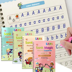 📚 Magic Practise Copybook Age 3+🆕 4+4 Offer (Total 8 Books) 🖍️