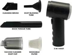 3 in 1 Vacuum Cleaner for Car | USB Rechargeable Wireless Vacuum Cleaner