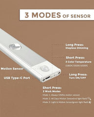 🛍️3 Light Color 🎨| Motion Sensor Cabinet Mood Light