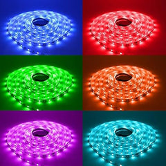 RGB LED Smart Strip Light with Remote Control Battery