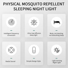 🔥Hot Sale -Ultrasonic Mosquito Killer with LED Sleeping Light