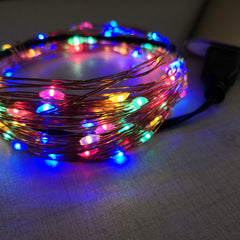 String Light Copper Wire USB 5V Power Supply Fairy Lights Party Decor Lamp