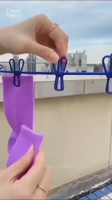 Cloth Drying Rope with Hooks (Buy 1 Get 2 Free)