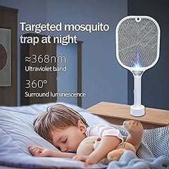2 in 1 Mosquito Killer Racket ( USB Rechargable )