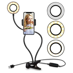 Selfie Ring Light with Mobile Phone Holder