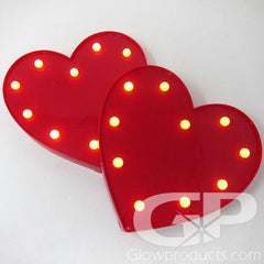 Heart Shape LED Marquee Light